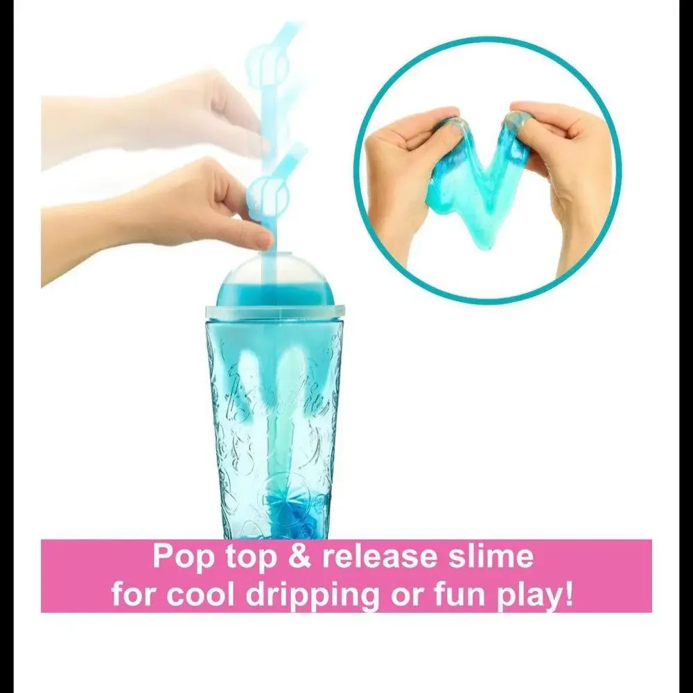 Barbie Pop Reveal Fruit Series Fruit Punch Doll, 8 Surprises Include Pet, Slime,